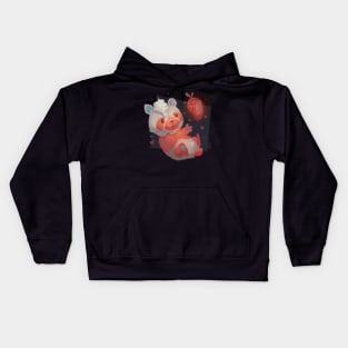 Strawberry Panda Kids Hoodie